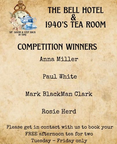 The Bell Hotel Hoddesdon – 1940s Tearoom