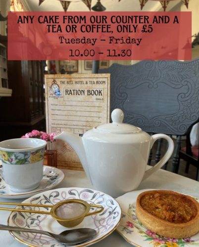 The Bell Hotel Hoddesdon – 1940s Tearoom